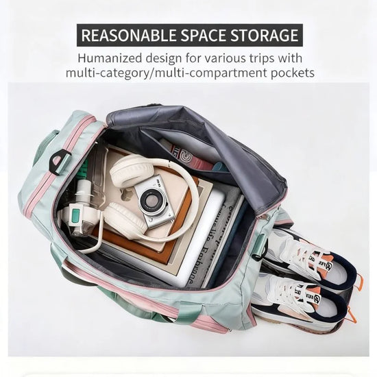 Travel Gym Bags Dry Wet Separation Shoulder Bag Yoga Fitness Backpack Men Women Waterproof With Shoe Compartment Sports Handbag
