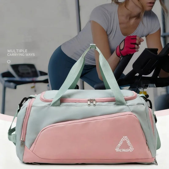 Travel Gym Bags Dry Wet Separation Shoulder Bag Yoga Fitness  Backpack Men Women Waterproof With Shoe Compartment Sports Handbag