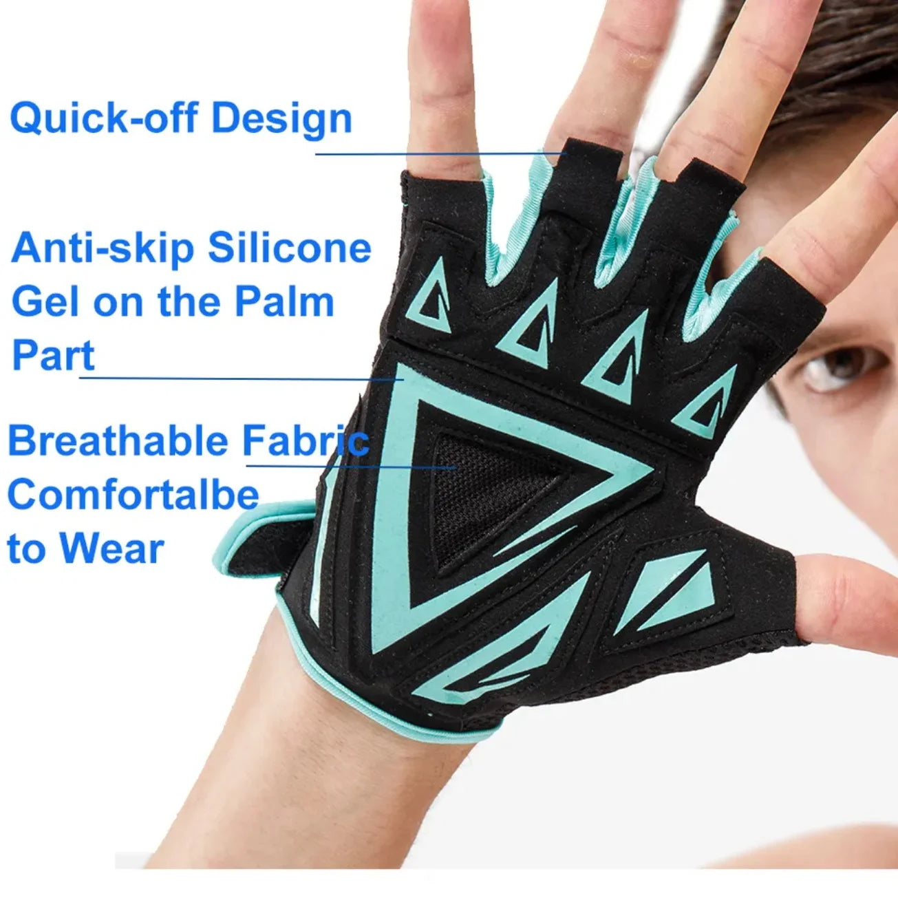 2025 Gym Gloves for Men Women Weight Lifting Half Finger Breathable Anti Slip Training Fitness Workout Gloves