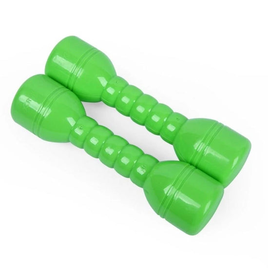 652F Children’s Dumbbells Plastic Hand Dumbbell 2PCS Indoor Fitness Barbell Toy Activity Centers Kids Sports Equipment Supply